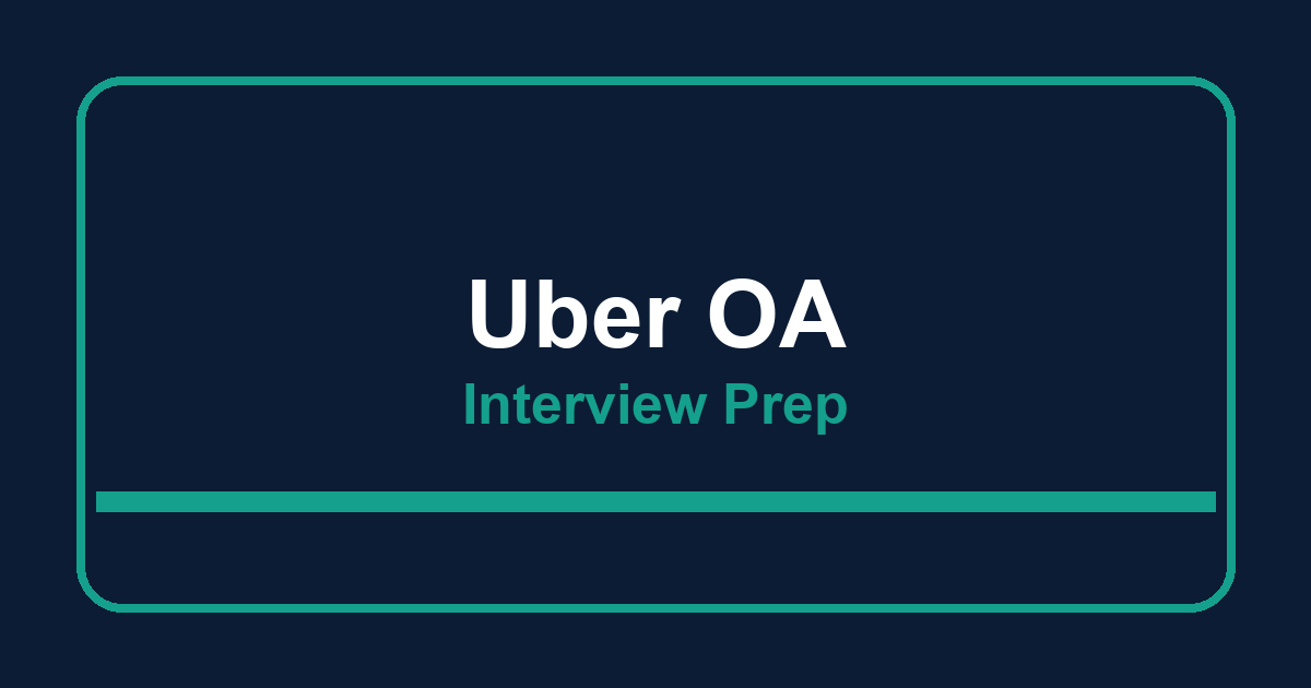 Uber SWE OA 面经｜Marketplace Simulation、ETA Graph 与 Debug 题型解析
